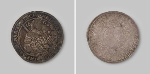 Taler (reichstaler) from Saxony, Albertine Line, of Christian II, Johann Georg I and August, 1604
