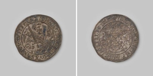 Quarter Thaler from Saxony, Albertine Line, of Johann Georg I, 1618