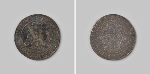 Quarter Thaler from Saxony, Albertine Line, of Johann Georg I, 1620