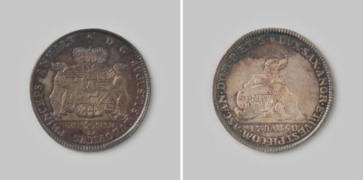 Gulden from Anhalt-Köthen of August I Ludwig, 1750
