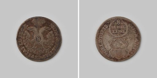 8 Schillings from the free Hanseatic city of Lübeck, 1732