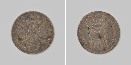 16 Schillings from the free Hanseatic city of Lübeck, 1752