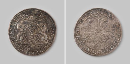 Reichstaler from the Free Hanseatic City of Bremen, 1660