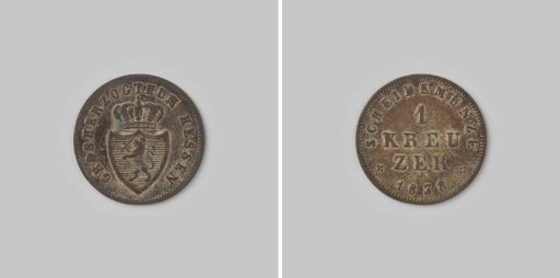 Kreuzer from the Grand Duchy of Hesse by Ludwig II, 1838