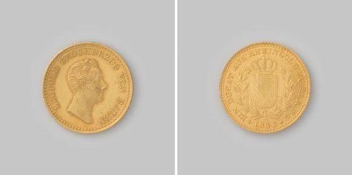 Ducat from the Grand Duchy of Baden of Leopold, 1833
