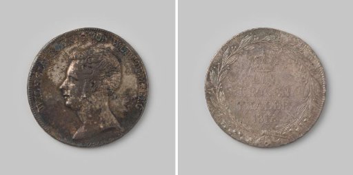 Kronentaler from the Kingdom of Württemberg of Wilhelm I, 1817