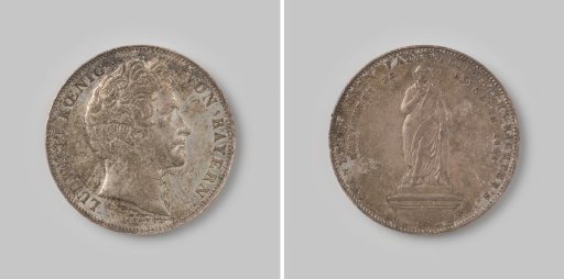 Double commemorative taler / Gedenkdoppeltaler from the Kingdom of Bavaria of Ludwig I, 1841
