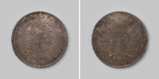 Taler from the Electoral Palatinate on the model of the Burgundian thaler by Johann Wilhelm von Neuburg, 1711