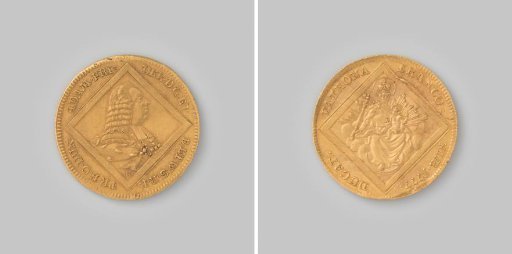 Gold gulden from the diocese of Bamberg of Bishop Adam Friedrich von Seinsheim, 1777