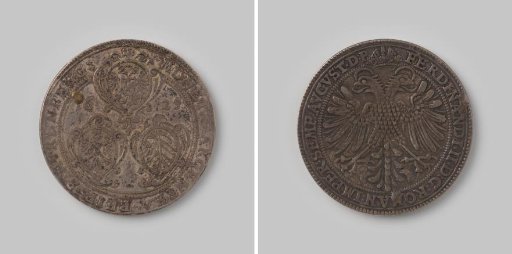 Screw thaler from the imperial city of Nuremberg in the name of Emperor Ferdinand II, 1625