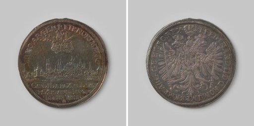 Thaler from the imperial city of Nuremberg in the name of Emperor Ferdinand II, 1628
