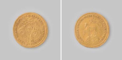 2 ducats from the imperial city of Nuremberg, 1700