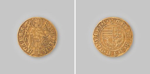 Ducat from Hungary of King Matthias Corvinus, 1458-1490