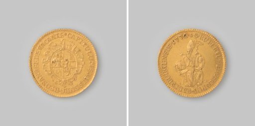 Ducat from the Archbishopric of Salzburg, sede vacante, 1772