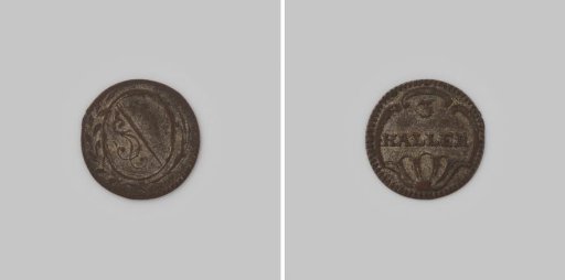Rappen or 3 Haller from the canton of Zürich