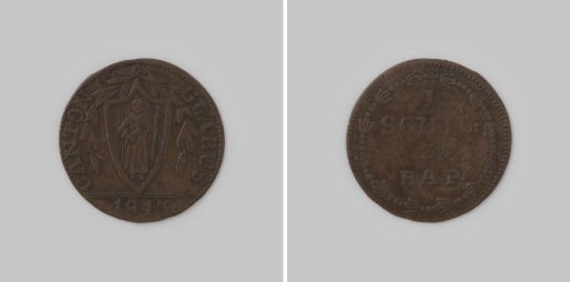 Schilling or 3 rappen from the canton of Glarus, 1813
