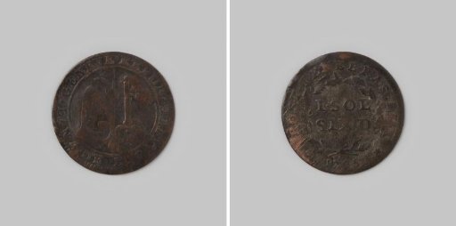 1 sol and 6 deniers from the city of Geneva, 1795