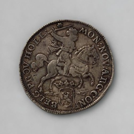 Dutch silver rijder, 1672