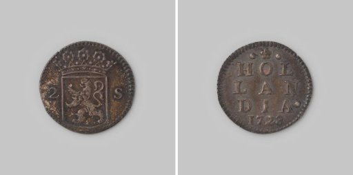 Dutch double stuiver, 1723