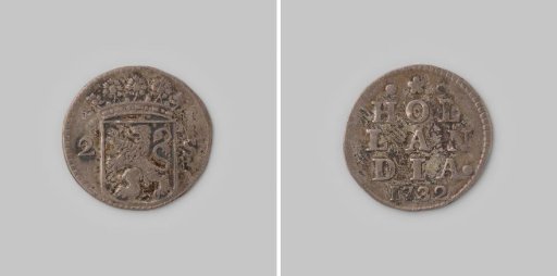 Dutch double stuiver, 1732