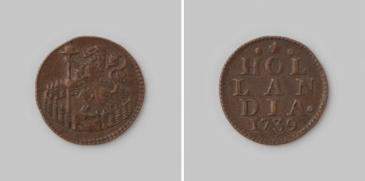 Dutch duit, 1739