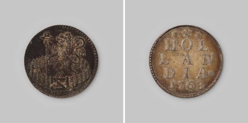 Dutch duit, 1763. Silver recoinage