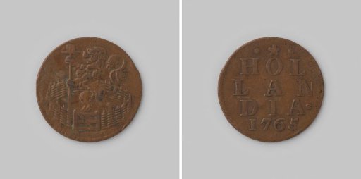 Dutch duit, 1765
