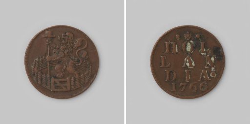 Dutch duit, 1766