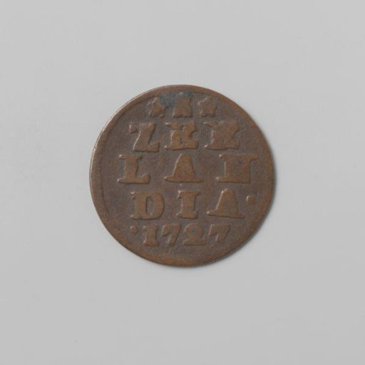 Zeeland duit, 1727