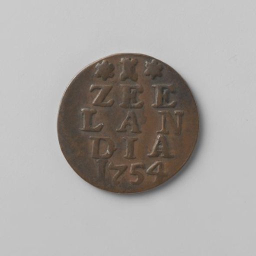 Zeeland duit, 1754