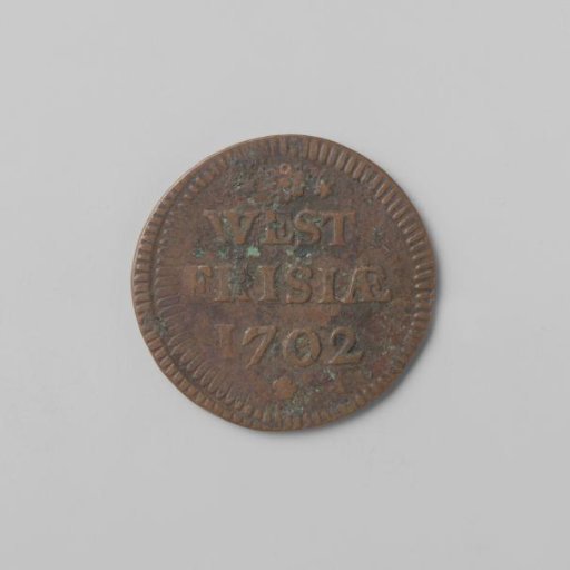 West Frisian duit, 1702