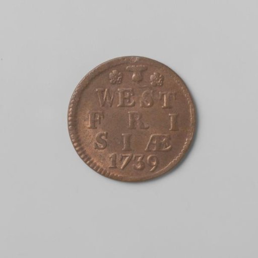 West Frisian duit, 1739