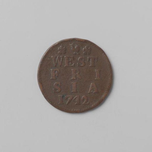 West Frisian duit, 1742