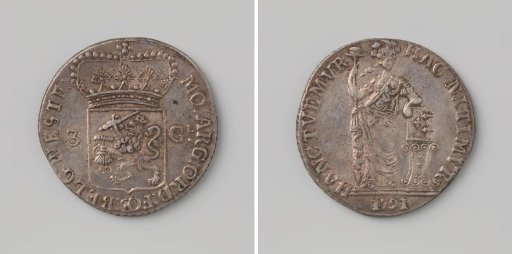 West Frisian three guilders, 1791