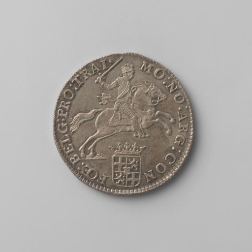 Utrecht half silver rijder, 1785