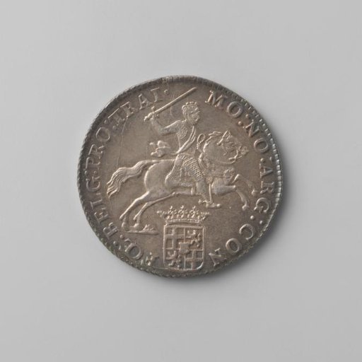 Utrecht half silver rijder, 1786