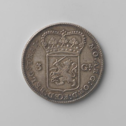 Utrecht three guilders, 1786