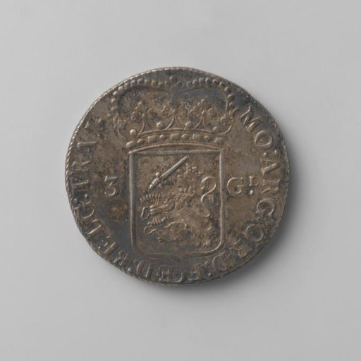 Utrecht three guilders, 1794