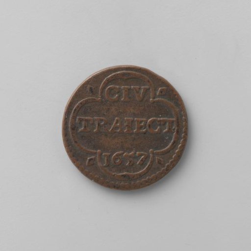 Duit of the city of Utrecht, 1657