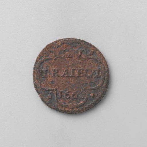 Duit of the city of Utrecht, 1668