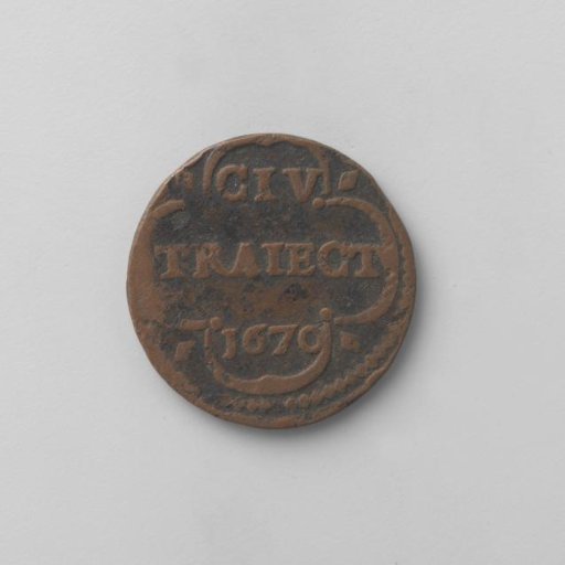 Duit of the city of Utrecht, 1670