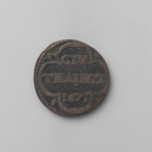 Duit of the city of Utrecht, 1671