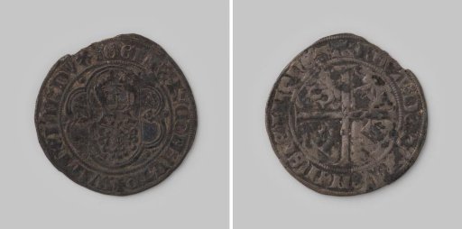 Gelderland groot from Arnhem of Duke Willem I, 1377-1393