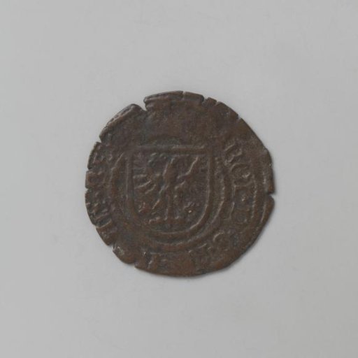 Gelderland Holland penny of Emperor Charles V, 1515-1555