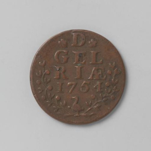 Gelderland duit, 1754