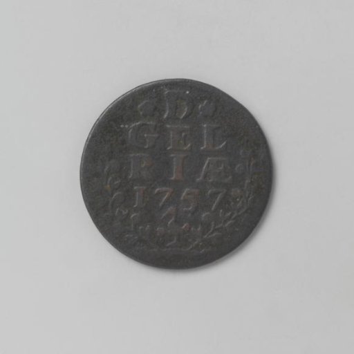 Gelderland duit, 1757