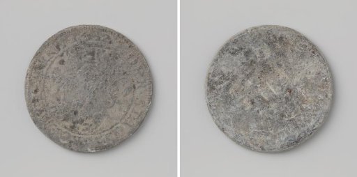 Lead Strike of the Obverse of a Daler of 30 Stuivers of the City of Zaltbommel, 1582