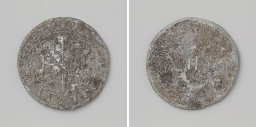 Lead Strike of the Reverse of a Daler of 30 Stuivers of the City of Zaltbommel, 1582