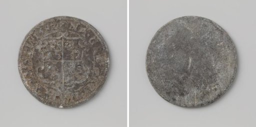 Lead Strike of the Obverse of a Daler of 30 Stuivers of the City of Zaltbommel, 1582