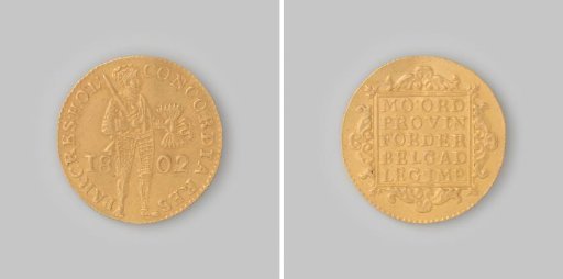 Ducat of the Batavian Republic in the name of Holland, 1802